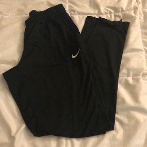 Black nike joggers
